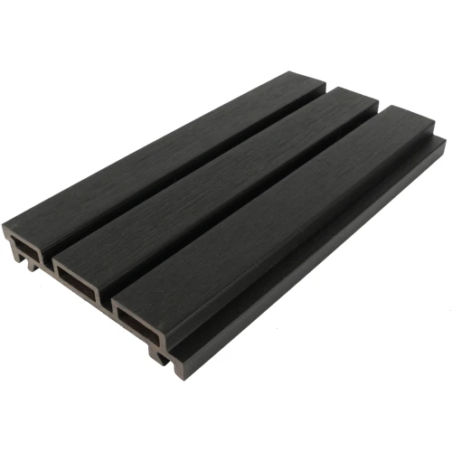 CPS-02 BLACK 1 Composiet Gevelbekleding NewClick Rhombus Smal Zwart 15,2 x 290cm