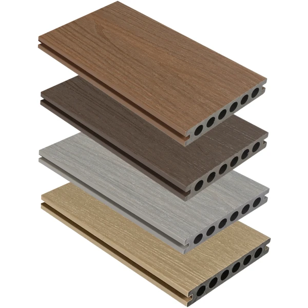 SMP-VLP-WB Composiet vlonderplank Woodbrushed – onderhoudsvrij terras | Clalux via Buitenpaneel