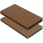 Composiet vlonderplank Teak Woodbrushed – onderhoudsvrij terras | Clalux via Buitenpaneel