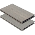 Composiet vlonderplank Vergrijsd Eiken Woodbrushed – onderhoudsvrij terras | Clalux via Buitenpaneel