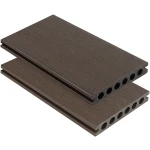 Composiet vlonderplank Walnoot Woodbrushed – onderhoudsvrij terras | Clalux via Buitenpaneel