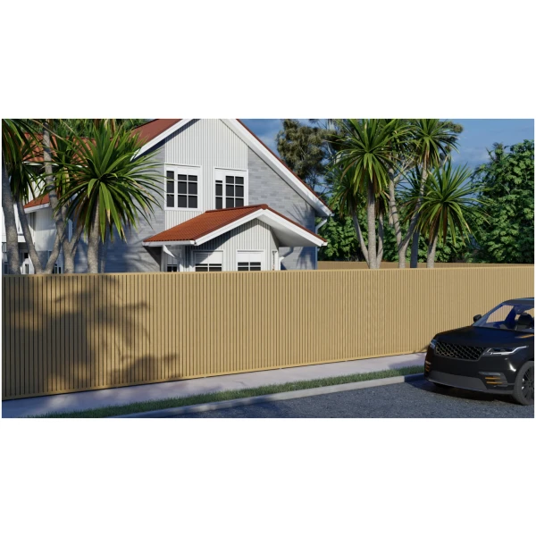 Composiet Schutting Rhombus Eiken 100 × 200 cm