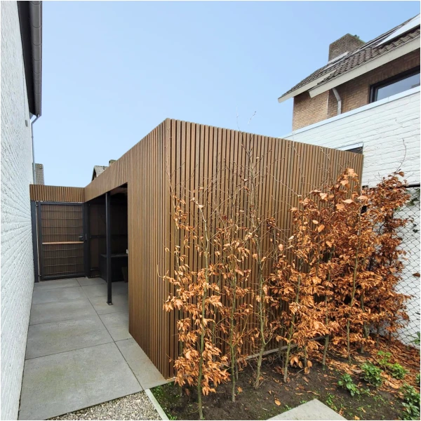 rs-tk-5 Composiet Gevelbekleding Rhombus Teak 22,5 x 290cm