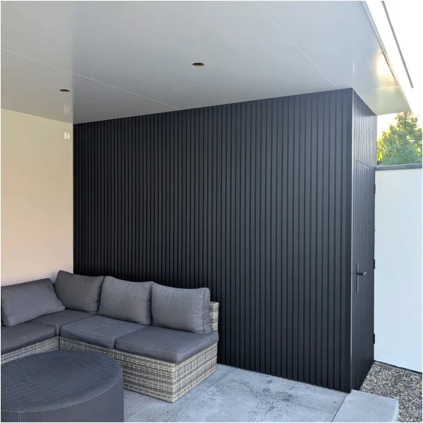 Composiet Gevelbekleding Rhombus Zwart 22,5 x 290cm