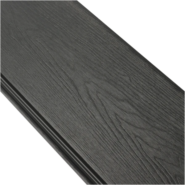 Zweeds Rabat Composiet Zwart 22.8 x 290cm