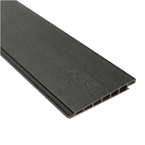 Zweeds Rabat Composiet Zwart 22.8 x 290cm