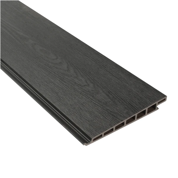 Zweeds Rabat Composiet Zwart 22.8 x 290cm