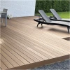 Vlonderplank Composiet Teak Woodbrushed 14 x 290cm