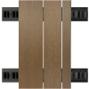 Composiet Gevelbekleding NewClick Teak Barcode Mix 290cm