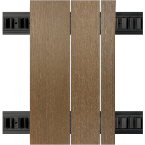 Composiet Gevelbekleding NewClick Teak Barcode Mix 290cm