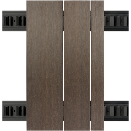 Composiet Gevelbekleding NewClick Walnoot Barcode Mix 290cm