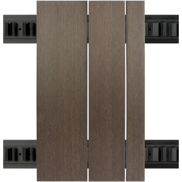 Composiet Gevelbekleding NewClick Walnoot Barcode Mix 290cm