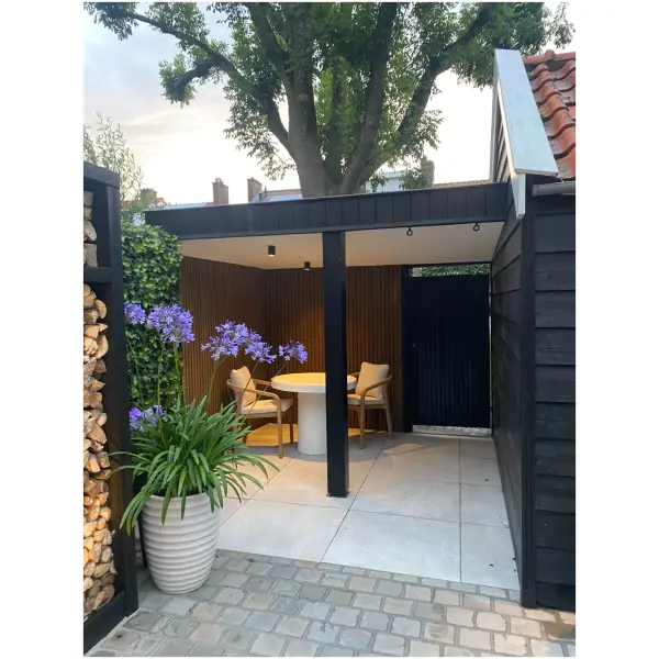 1 Composiet Gevelbekleding Rhombus Teak 22,5 x 290cm