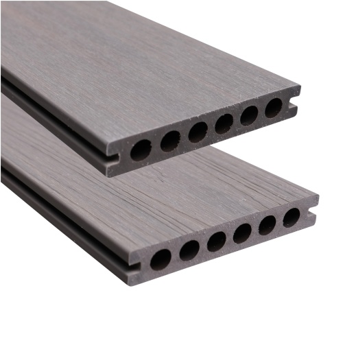 Vlonderplank Composiet Vergrijsd Eiken Woodbrushed 14 x 290cm