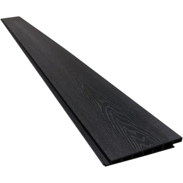 25 Zweeds Rabat Composiet Zwart 22.8 x 290cm