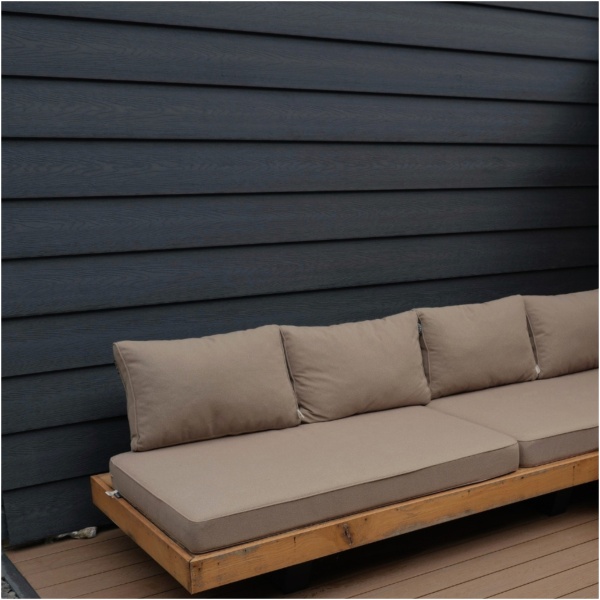 26 Zweeds Rabat Composiet Zwart 22.8 x 290cm