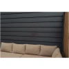 Zweeds Rabat Composiet Zwart 22.8 x 290cm