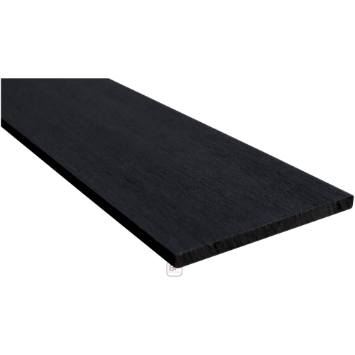 Kozijn Afwerkplank Zwart 13,8 x 290cm