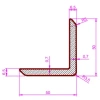 Afdekprofiel Teak 290cm