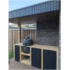 Composiet Gevelbekleding Breed Zwart 24,5 x 290cm