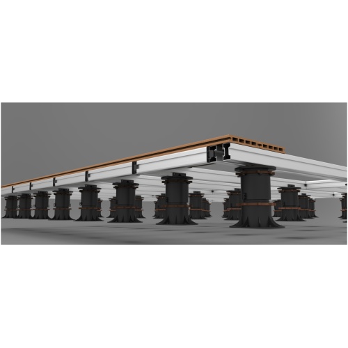Vlonderdragers 128-178mm + aluminium frame (per m2)