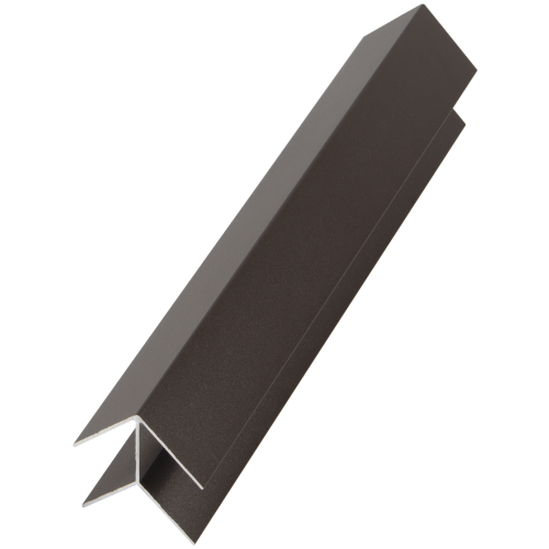 Hoekprofiel Aluminium Walnoot