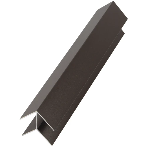 Hoekprofiel Aluminium Walnoot