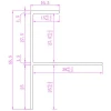 Onderprofiel Aluminium Eiken