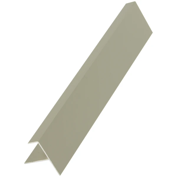 antique (1) Start-eind-/bovenprofiel Aluminium Vergrijsd Eiken