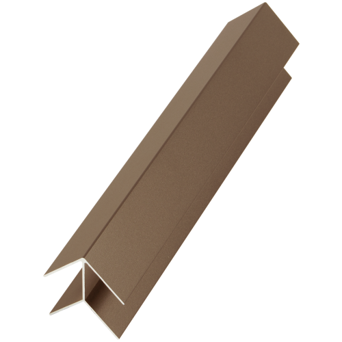 Hoekprofiel Aluminium Teak