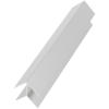 Hoekprofiel Aluminium Wit