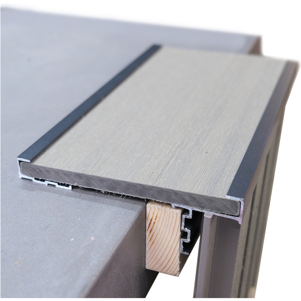 Kozijnplank Aluminium Afwerklijst (binnen + buitenzijde)