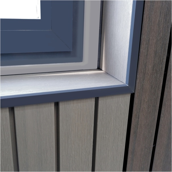 Kozijnplank Aluminium Afwerklijst (binnen + buitenzijde)