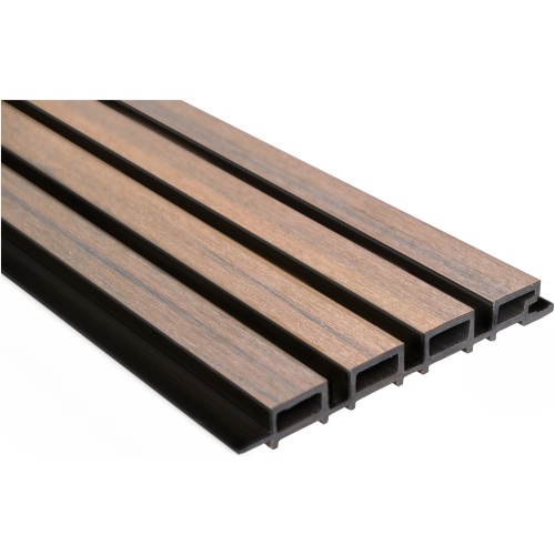Composiet Gevelbekleding Rhombus Teak + Zwart 22,5 x 290cm