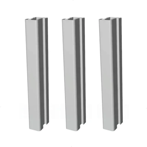 Aluminium montagebalk voor afwerkplank (3 stuks)