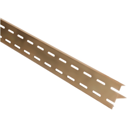 Onder-ventilatieprofiel Aluminium Eiken