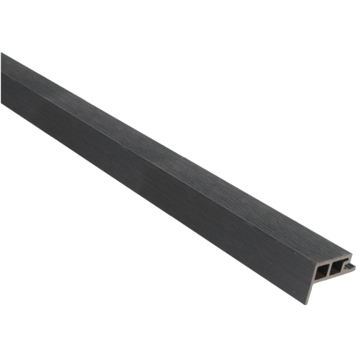 Eindprofiel Breed Zwart 290cm
