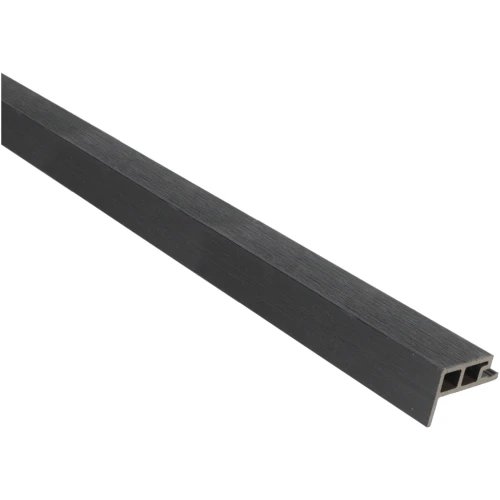 Eindprofiel Breed Zwart 290cm