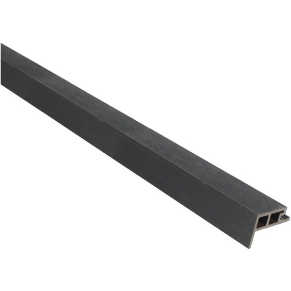 4 Eindprofiel Breed Zwart 290cm