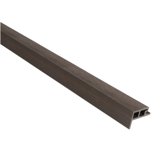 Eindprofiel Breed Walnoot 290cm