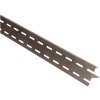 Onder-ventilatieprofiel Aluminium Walnoot