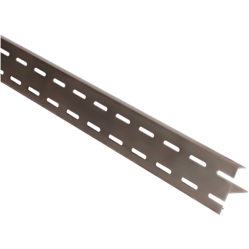 Onder-ventilatieprofiel Aluminium Walnoot