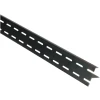 Onder-ventilatieprofiel Aluminium Zwart