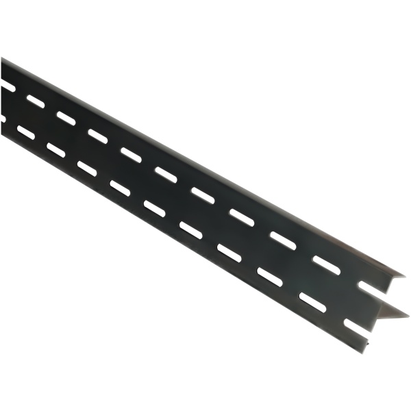 Onder-ventilatieprofiel Aluminium Zwart
