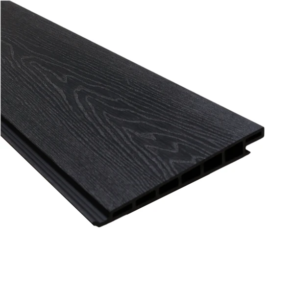 Zweeds Rabat Composiet Zwart 22.8 x 290cm