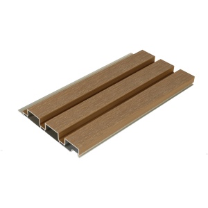 Aluminium Gevelbekleding Rhombus Teak (Brandklasse A)
