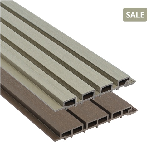 33 Composiet Gevelbekleding Breed Vergrijsd Eiken 24,5 x 290cm