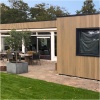 Composiet Gevelbekleding Rhombus Eiken/Zwart 22,5 x 290cm