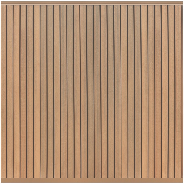 4 Composiet Schutting Eiken zonder zichtbare palen