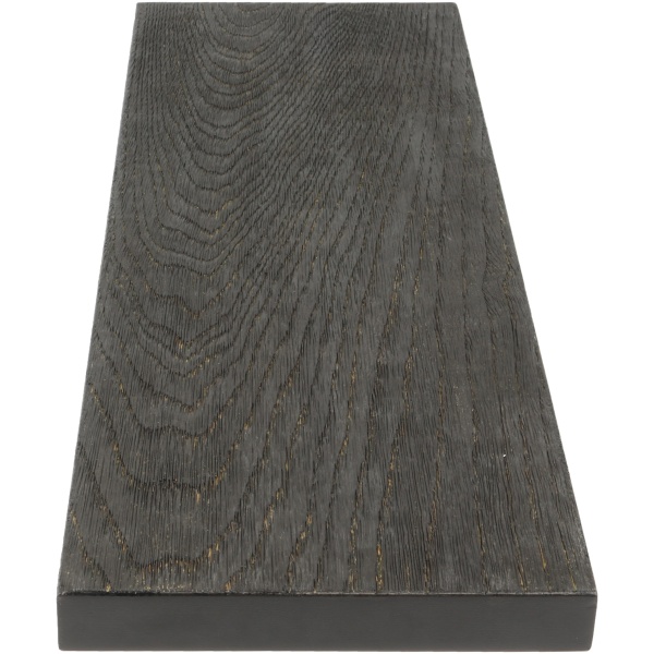 ND-CB-2 NewDeck vlonderplank Charcoal Black – premium PU-toplaag met houtlook | NewDeck via Buitenpaneel